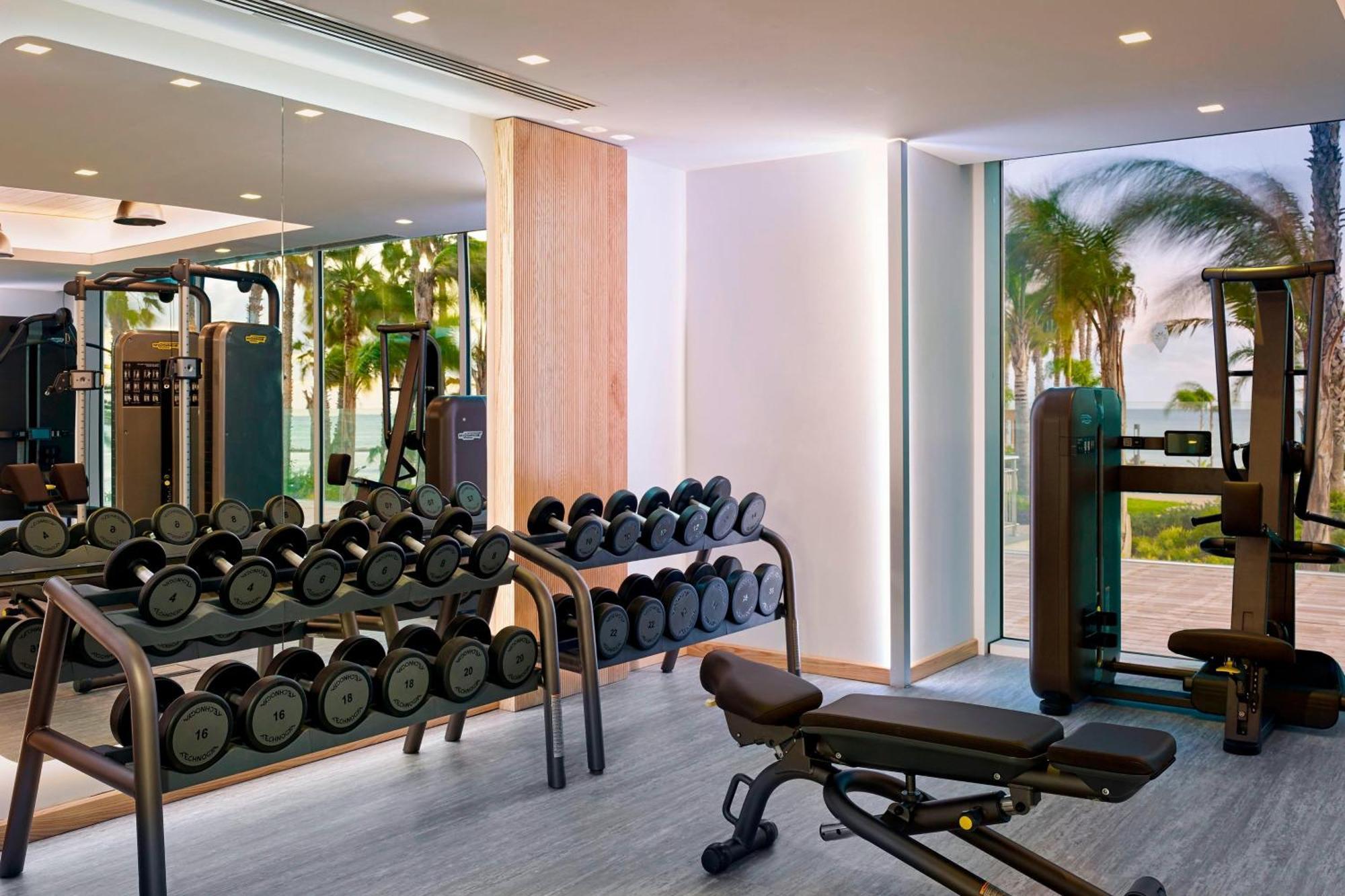 パークレーン ア ラグジュアリー コレクション リゾート アンド スパ リマソール エクステリア 写真 The gym at the Westin